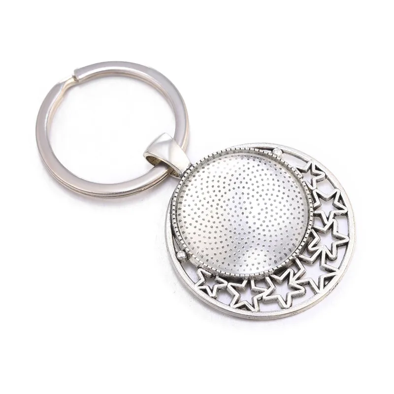 10pcs-lot-25mm-Cabochon-Blank-Keychain-Pendant-Base-Fit-25mm-Glass-For ...