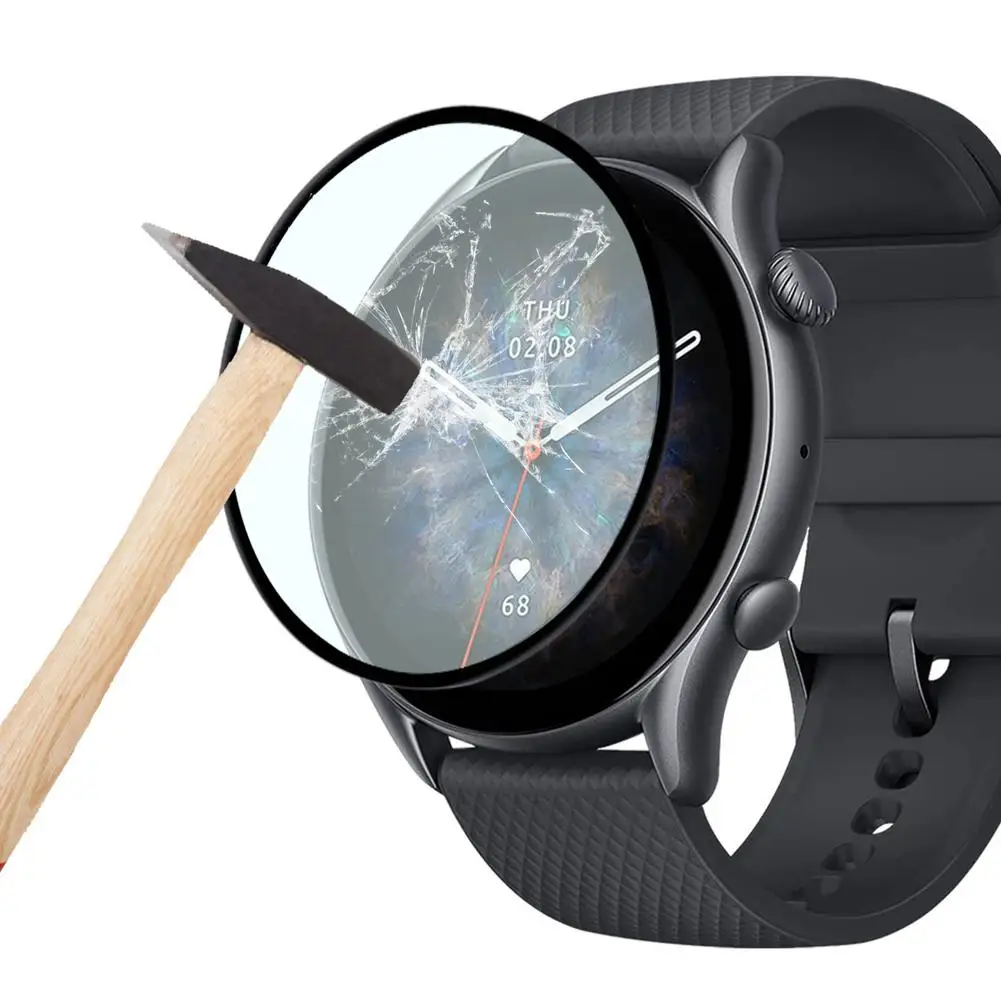 Pellicola Protettiva Morbida 3D Full Edge Per Xiaomi Amazfit Gts3 Gtr 3 Pro Cover Protection Smart Watch Pellicola Salvaschermo