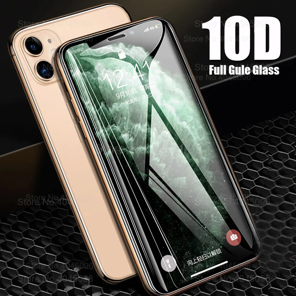 Защитное стекло 10D для Apple iphone 11 pro max x xr xs защитная пленка экрана aiphone 11pro promax s r tremp |