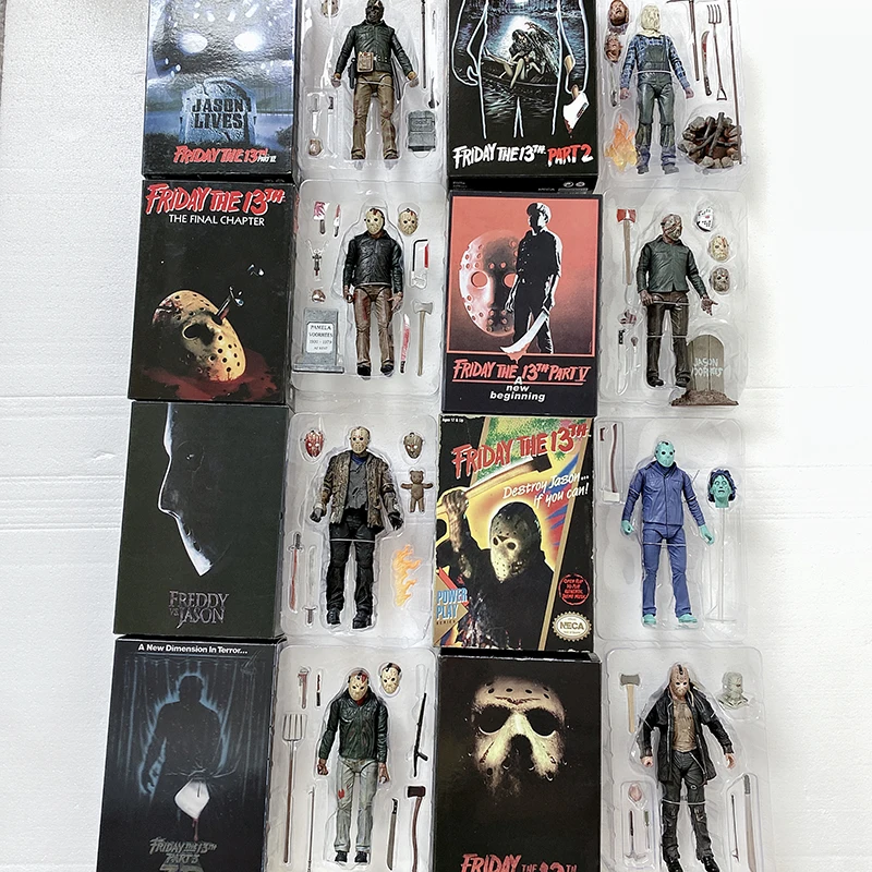 NECA The 13th Friday Джейсон, Фредди Крюгер Leatherface бензопила Джон Карпентер Майкл Майерс это Pennywise Джокер фигурка