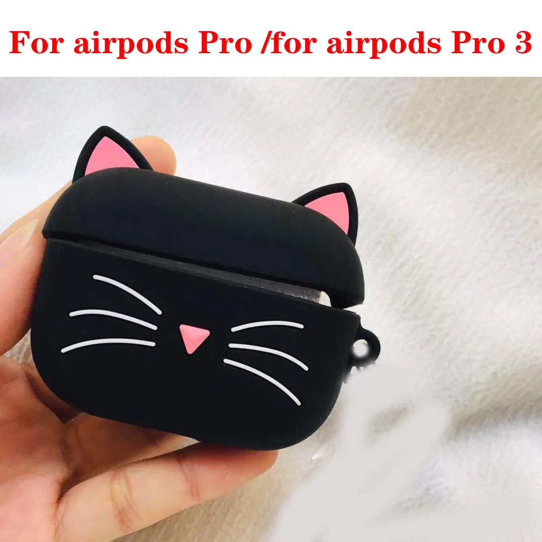 B1 For airpods PRO Для airpods Pro Чехол для airpods 1/2 милый единорог мультфильм силиконовый защитный чехол для air pods Pro 3 чехол наушники Funda чехол - Цвет: B1 For airpods PRO