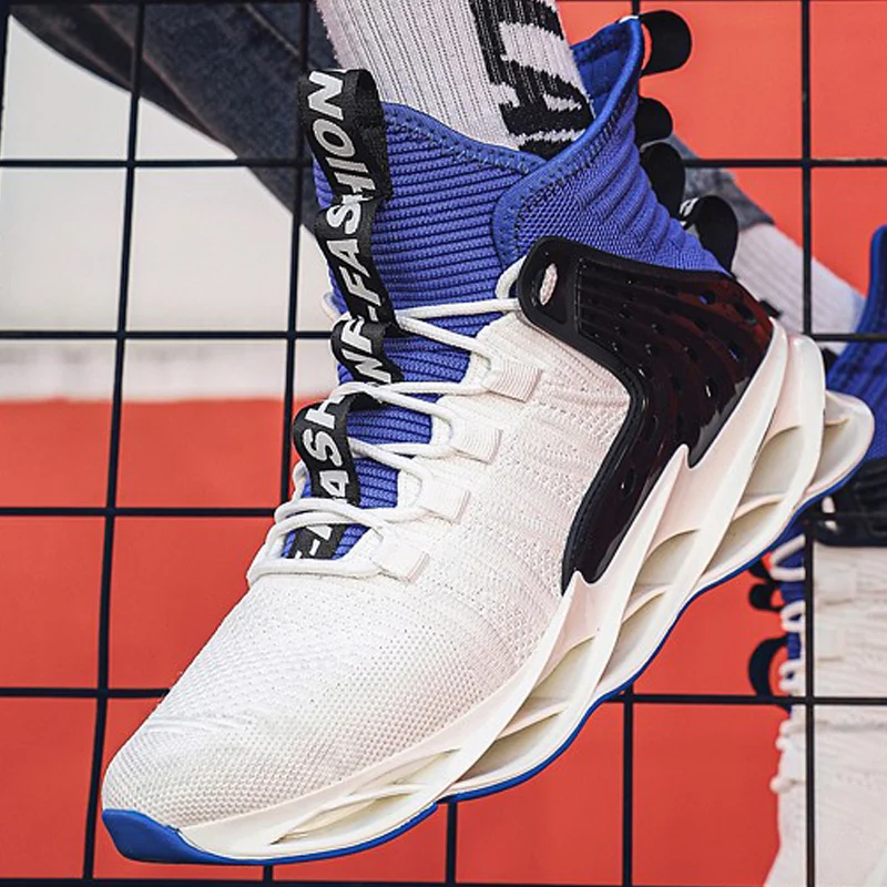 

Breathable Blade Running Shoes Men's Sports Shoes 46 Fashion Walking Jogging Casual Shoes Large Size Comfortable Sports Shoes