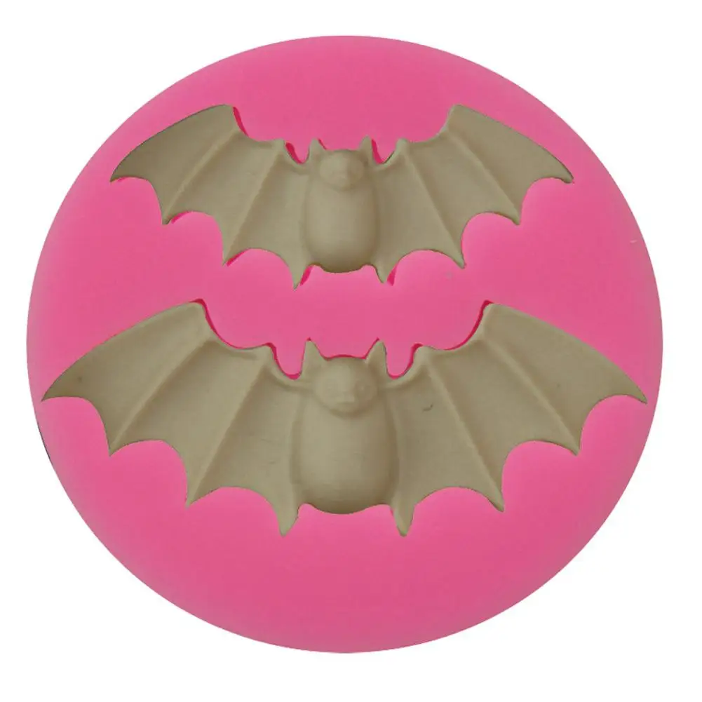

Halloween Bat Terrible Style Liquid DIY Silica Gel Baking Tool for Fondant Cake