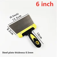 1 Pcs 6/8/10/12 Inch High Quality Thick Elastic Steel Plastic Handle Putty Knife Scraper Set Construction Tools 2