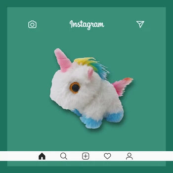 

New Cute Knitted Plush Unicorn Wireless Bluetooth Earphone Protective Case Suitable for Airpods 1 2 3 Pro Earphone Accessories