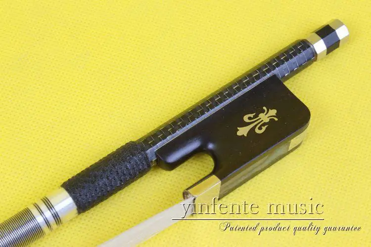 

Yinfente 4/4 Cello Bow Carbon Fiber Natural Horsetail Well Balance