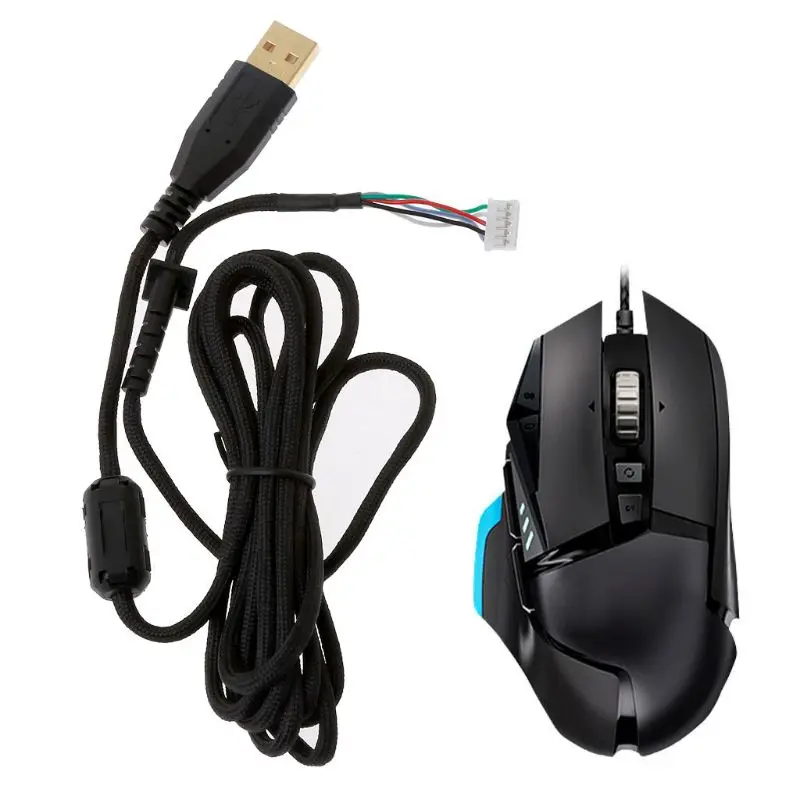Umbrella Rope Mouse Cables Soft Durable Replacement Wire For logitech G502 | Компьютеры и офис