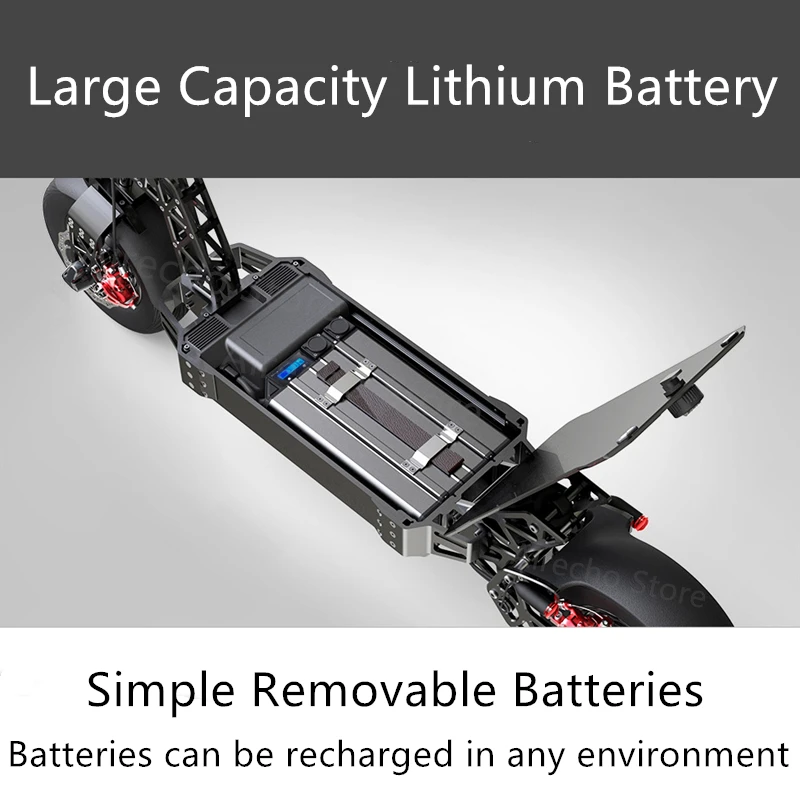 Best 2019 New Mercane MX60 Kickscooter Foldable Smart Electric Scooter 2400W 60km/h 100km Range 11" Tire Dual Brake Long Skate Board 4