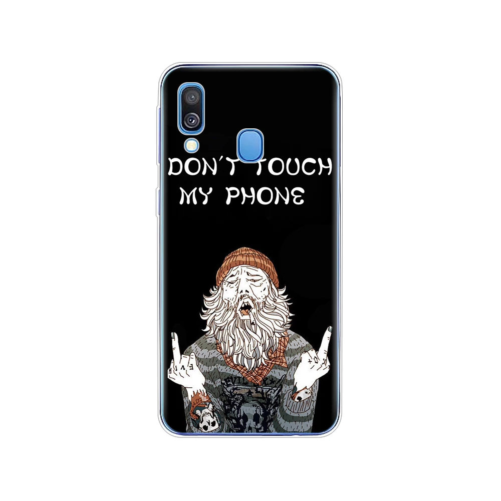 34703 Чехол для samsung A40, мягкий силиконовый чехол для телефона samsung Galaxy A40 Galaxy YA40 A 40 bumper A405 SM-A405F черный - Цвет: 34703