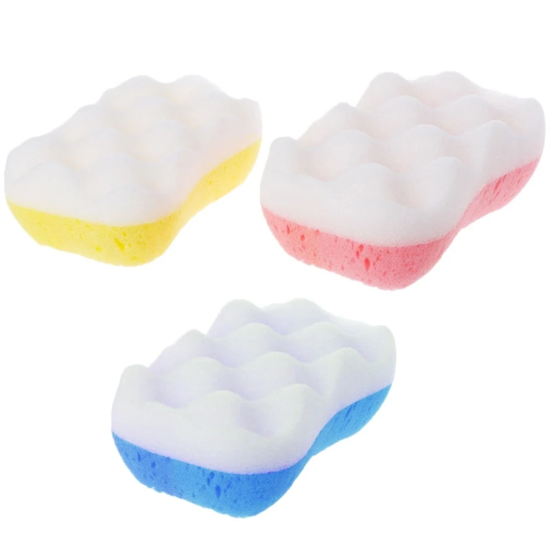 

Skin Care Bath Sponge Comfortale Body Scrubber Shower Massage Bathing Brush L4MB