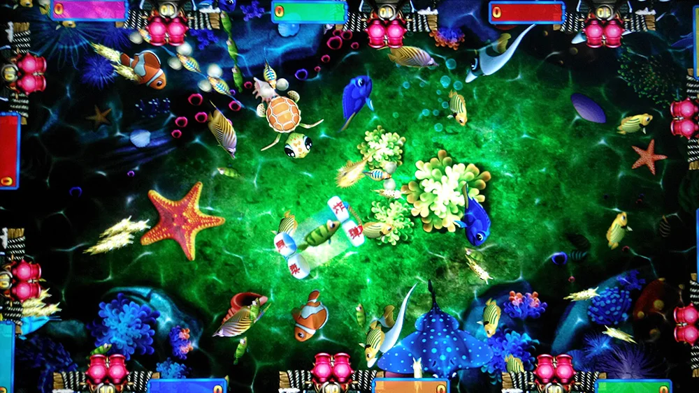 Arcade Shooting Game Machine Host Accessories for 6-10 Players Description Image.This Product Can Be Found With The Tag Names Board Game, Fish hunter game machine, Sports Entertainment