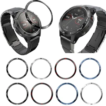 

Metal Bezel Ring Adhesive Cover Replacement For Garmin Fenix 5 Classic Smart Watch