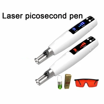 

Red Blue Light Leather Pen Laser Light Therapy Tattoo Scar Mole Dark Spot Removal Machine Melanin Diluting Beauty Instrument