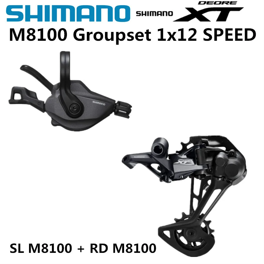 SHIMANO DEORE XT M8100 указано горный велосипед указано 1x12-Speed SL+ RD M8100 задний переключатель m8100 рычаг переключения передач