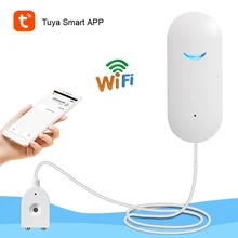 Tuya Smart Water Leakage Sensor WiFi Connection Water Immersion Detector APP Remote Protection Home Security Alarm System