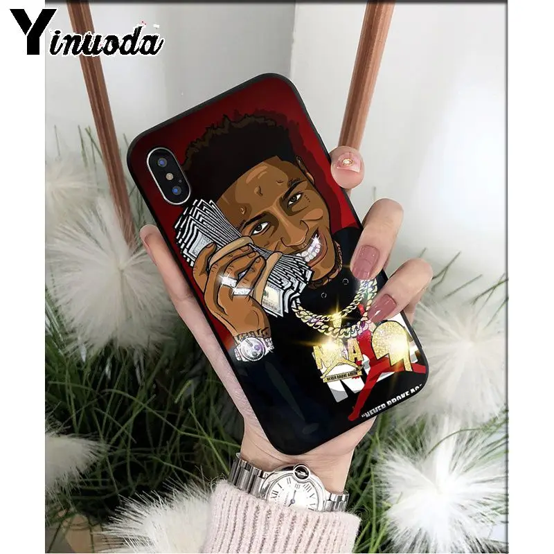 Yinuoda Youngboy Never break снова черный ТПУ мягкий чехол для телефона Apple iPhone 8 7 6 6S Plus X XS MAX 5 5S SE XR чехол