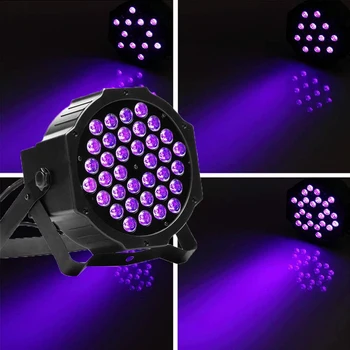 

36led UV Purple Disco Light LED Stage Lamp With DMX512 Par Light For Christmas Party Decoration DJ Projector