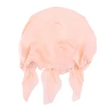 Шелк тутового шелкопряда Чепчик для сна длинные волосы чепчик Гладкий Мягкий головной убор повязки для женщин девочек ночной сон Уход за волосами