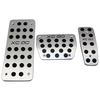 

Car Accessories For Volvo Xc90 Fuel Brake Foot Rest Automatic Pedal Boards Not Slip Accelerator Pedal Brake On Shoes Car Styling