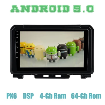 

9" IPS PX6 Android 9.0 Car GPS Radio Player for suzuki Jimny 2019 with 4+64GB Auto Stereo Multimedia Headunit