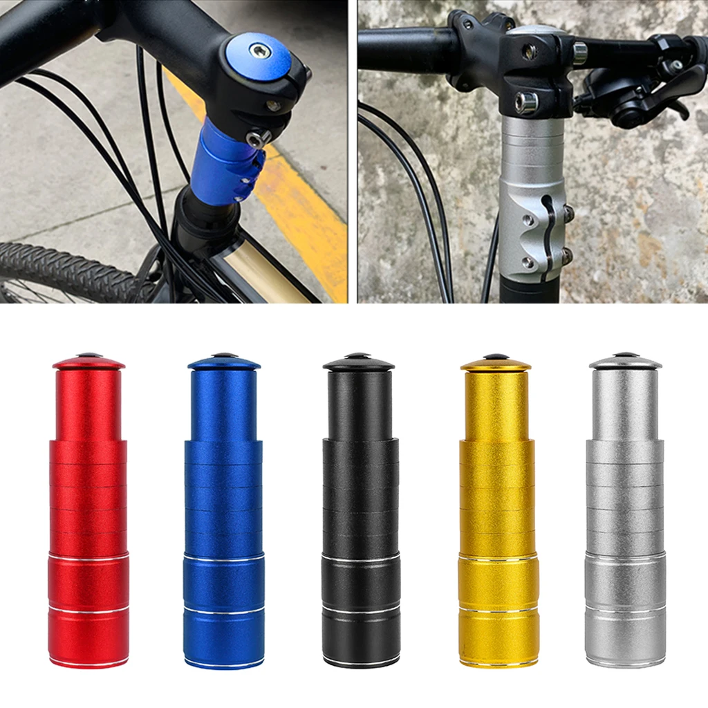 Adjustable Bicycle Fork Stem Extender MTB Bike Handlebar Riser Head Up Adapter