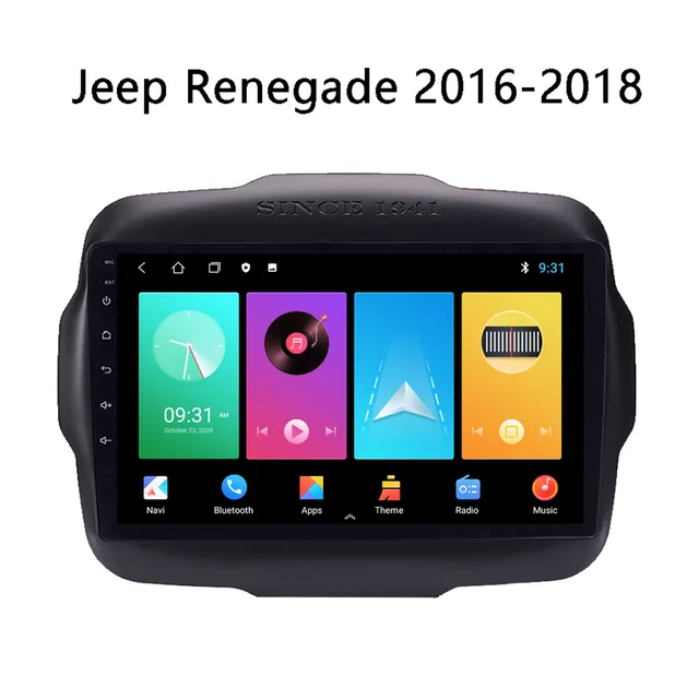 $148.49 For JEEP Renegade 2016 2017 2018  Android 2 Din Car Radio Multimedia Car Stereo Player Navigation GPS WiFi Video FM