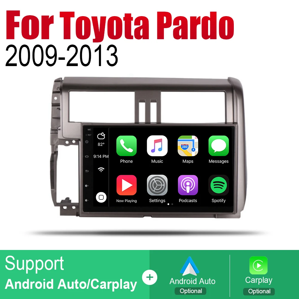 Автомагнитола ZaiXi Android 2 Din для Toyota Pardo / LC950 Prado 950 2009 ~ 2013 автомобильный