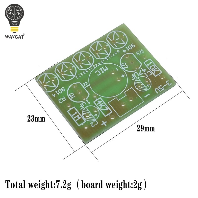 Электронный Забавный комплект Голосовое управление музыкальные лампы светодиодный световая Мелодия изделия «сделай сам» Набор обучения Электронные НАБОРЫ PCB лаборатория