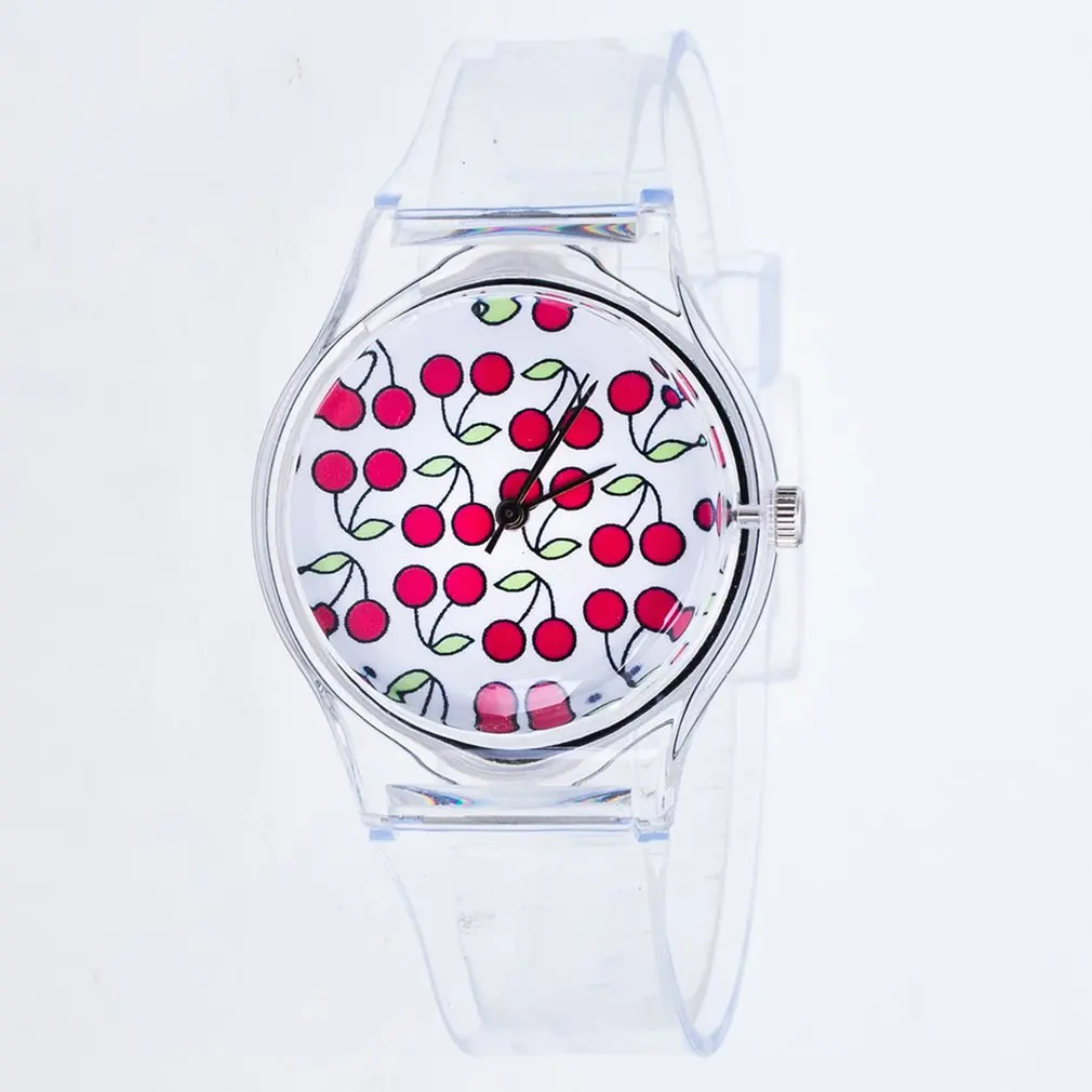 

ZLF0348 Women Men Watch Transparent Strap Band Quartz Wrist Watch Fashion Fashionable Popular Nice Sweety Gift
