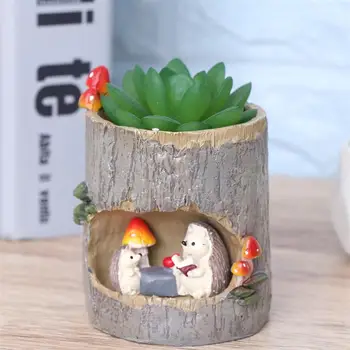 

Cute Green Frog Flower Sedum Succulent Pot Planter Bonsai Trough Box Plant Bed Office Home Garden Pot Decor