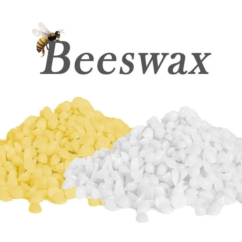 50g or 100g Pure Natural Beeswax Candle Soap Making Supplies No Added Soy Cosmetics Diy Material Yellow And White Bee Wax | Дом и сад