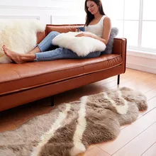 Роскошные ковры с длинным ворсом натуральная Австралийская овчина стул с ковриком покрытие Коврик для спальни Шерсть Теплый ковер с длинным ворсом сиденье Textil мех ковер