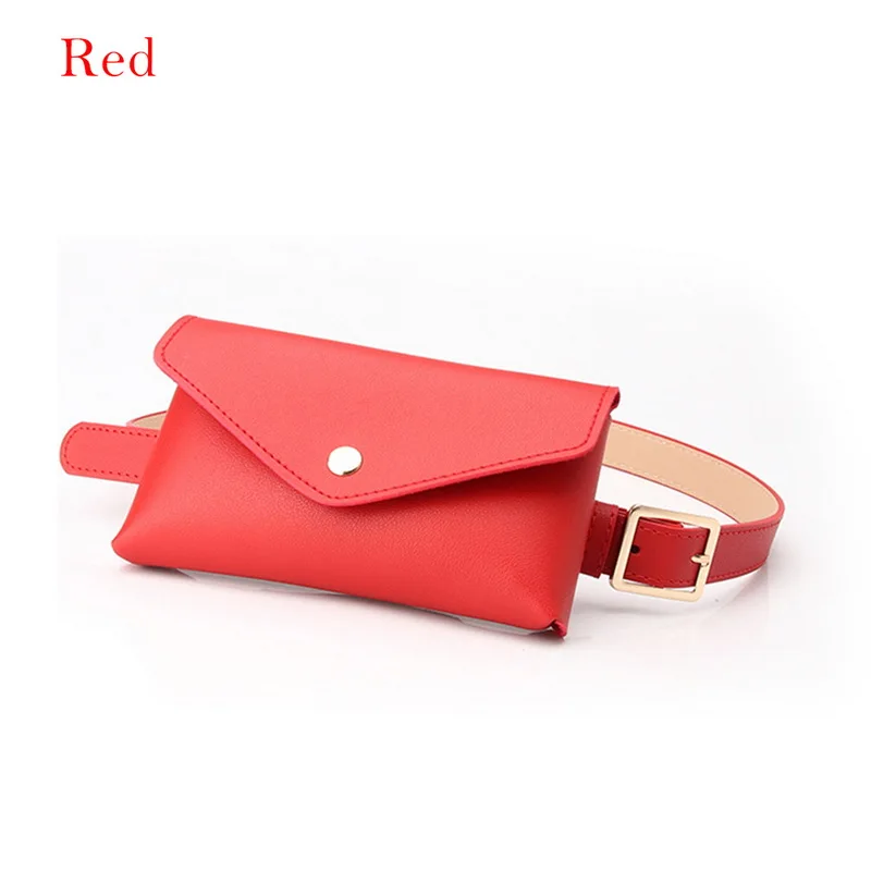Aisputent новая поясная сумка из искусственной кожи поясная сумка женский ремень чехол для телефона маленький нагрудный рюкзак сумки винтажные Женские поясные сумки - Цвет: red