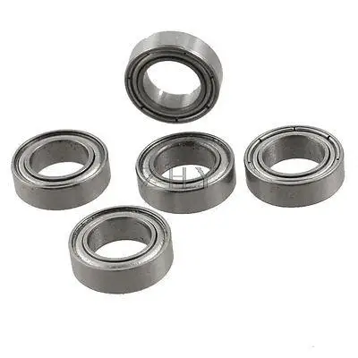 

5 Pcs 10mm x 5.9mm x 3mm Shielded Deep Groove Radial Ball Bearing