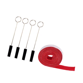 

Piano Tuning Mute Tool Temperament Strip w/4 Pieces Tuning Forks for Piano