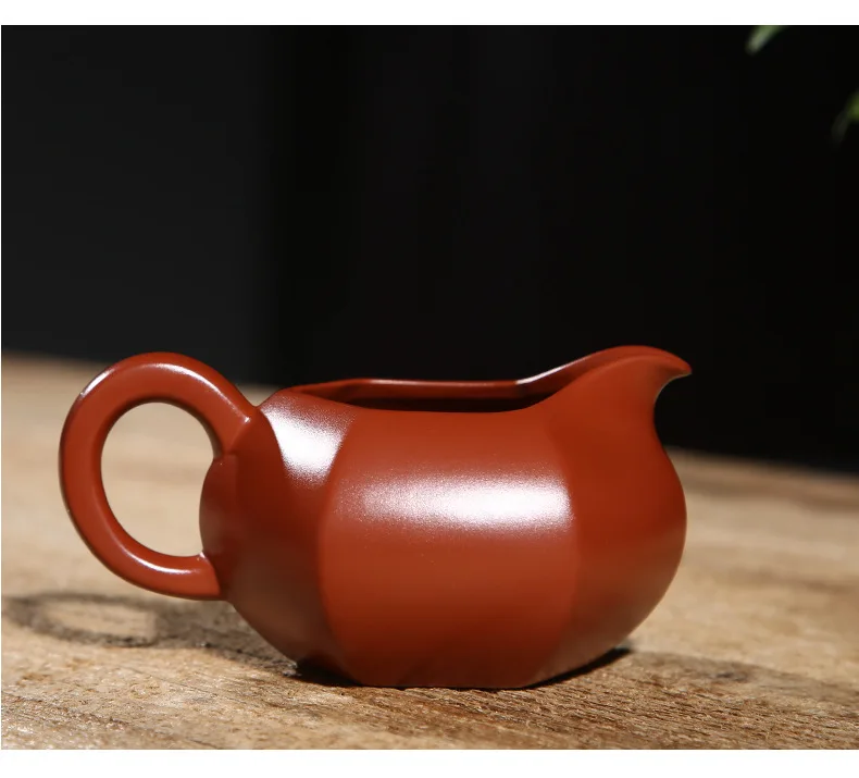 Yixing Clay Tea Set Accessories Clay Pitcher Raw Ore Zhuni Dahongpao Tea Short Six-Party Pitcher Tea Pot
