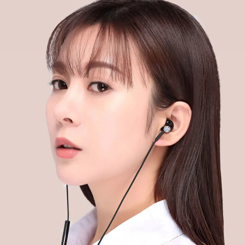 Xiaomi Hybrid DC Earphone Type C Plug Half In Ear USB Wired Control MEMS Microphone Mi Dual Driver Earphone