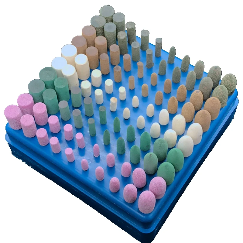 

100pcs Electric Grinder Abrasive Tools Rubber Rotary Burrs Metal Derusting Jade Mold Leather Wool Polishing Fine Grinding