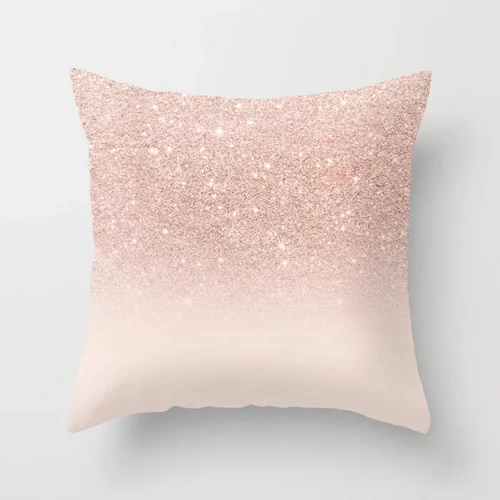 45x45 см наволочка для ресниц розовое золото геометрический ананас блеск полиэстер декоративная подушка для дивана крышка декоративные домашние наволочки