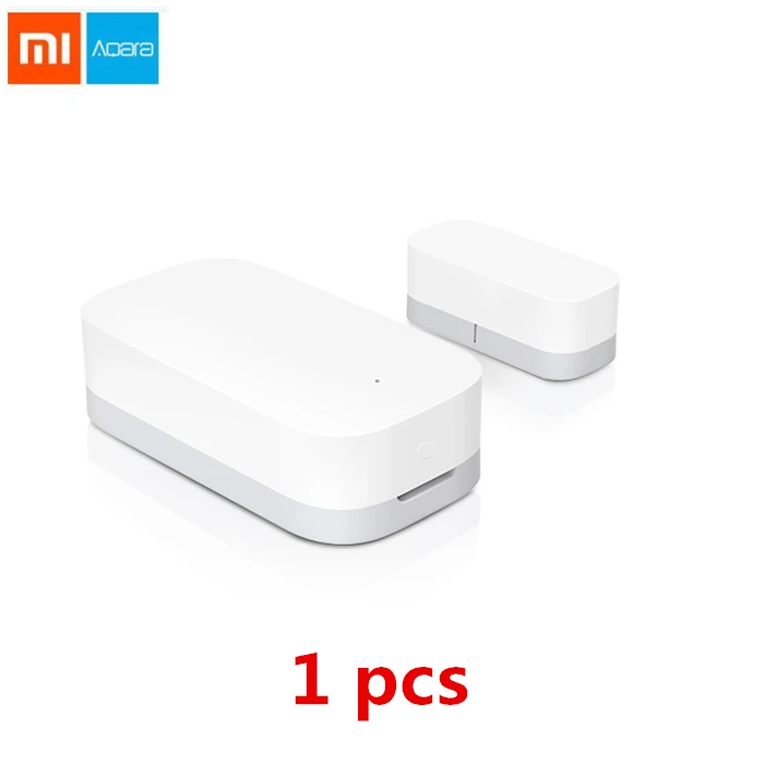 Xiaomi mijia Aqara датчик окна двери Zigbee беспроводное соединение умный мини датчик двери работает с Android IOS приложение управление - Комплект: aqara version  1pcs