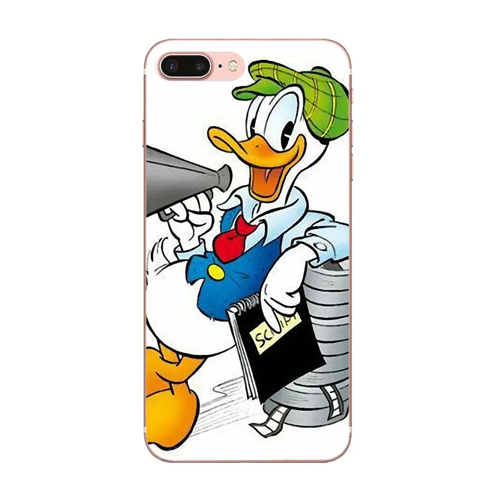 Мягкие чехлы для samsung Galaxy Note 5 8 9 S3 S4 S5 S6 S7 S8 S9 S10 5G mini Edge Plus Lite Funny Дональд
