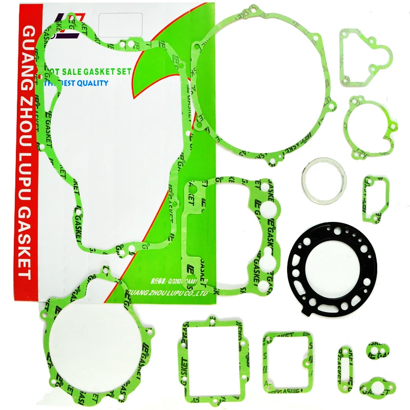 Motorcycle Engine Gaskets Include Crankcase Covers Cylinder Gasket Kits Set For Kawasaki KX250