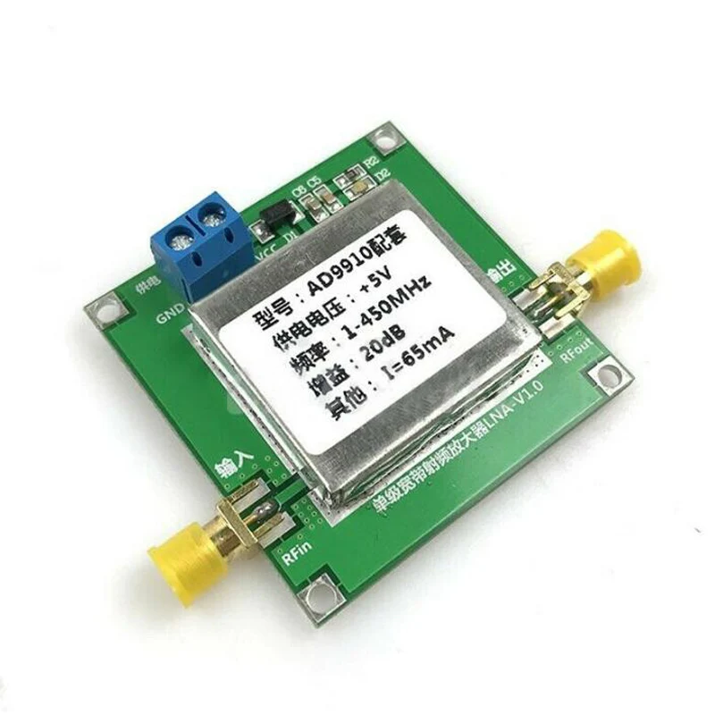 V2.0 DDS сигнал 100 МГц генератор кристаллов AD9910 плата+ MCU плата контроллера+ lcd+ RF усилитель T01019