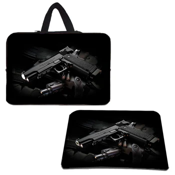 

Laptop Carry Handbag Neoprene 10/12/13/14/15/17/15.6/13.3 inch Case Shockproof Pouch + Anti-slip Gaming Mousepad Free Mat Pad