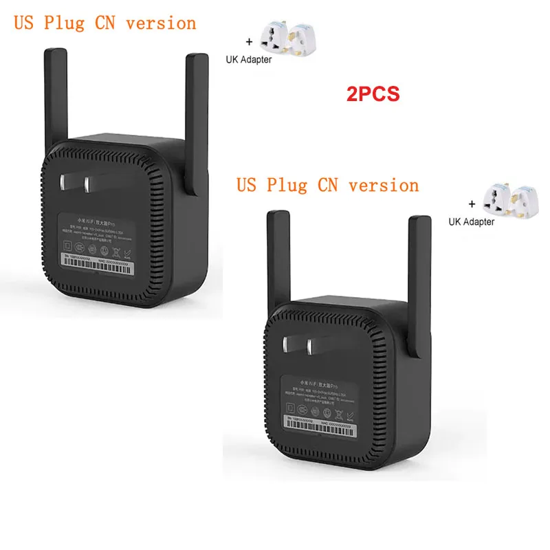 Global Version Xiaomi WiFi Router Amplifier Pro Router 300M Network Expander Repeater Power Extender Roteador 2 Antenna Home router range extender Modem-Router Combos