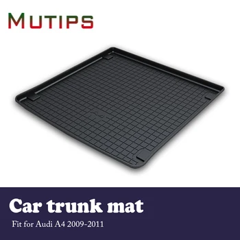 

Mutips Car Cargo rear trunk mat For Audi A4 2009 2010 2011 Styling Waterproof carpet Anti-slip mat Car accessories cushion auto