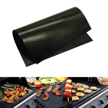 

Extra Thick Heat Resistant Teflon BBQ Grill Mats Non-stick Barbecue Grilling Sheet Oven Liner Baking Bbq Mat Tools