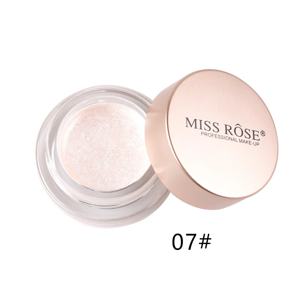 MISS ROSE тени для век розовые, Красочные золотые Конг тени для век Bling High Gloss блеск для лица жидкая пудра праздничный макияж