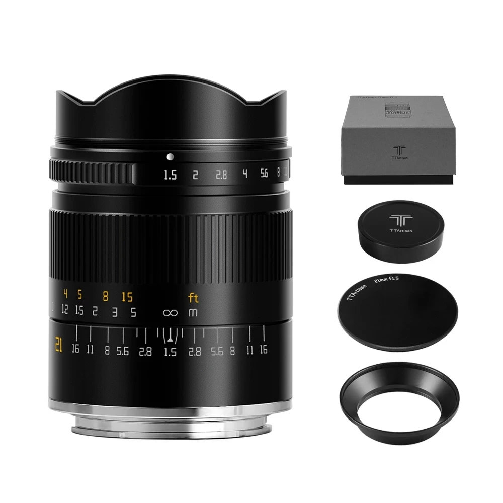 TTArtisan 21mm F1.5 Full Frame Manual Focus Lens for Sony E/Nikon Z/Canon R/Sigma Leica L-Mount Mirrorless Camera | Электроника