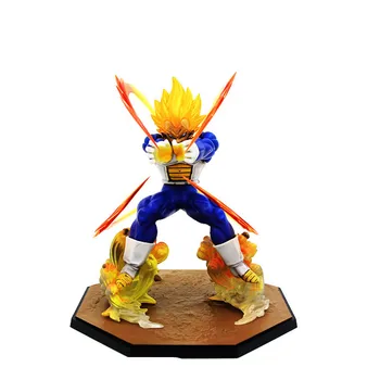 

Anime Dragon Ball Cute Cartoon Vegeta Super Saiyan PDHc Warrior King Vegeta PVC Action Figure Collection Model Toy M3700